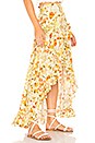 view 2 of 4 Sayulita Frill Split Skirt in Sunflower