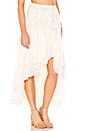 view 2 of 4 Seashell Organic Ruched Skirt in Ivory