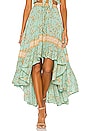 view 1 of 4 Maisie Skirt in Vintage Turquoise