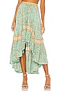 view 2 of 4 Maisie Skirt in Vintage Turquoise