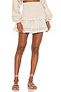view 1 of 5 Lola Ruched Mini Skirt in Biscuit