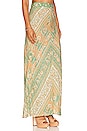 view 2 of 4 Madame Peacock Maxi Skirt in Emerald