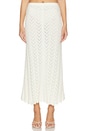 view 1 of 5 Lou Lou Knit Midi Skirt in Snow