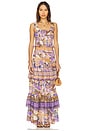 view 5 of 6 Dancing Valley Ra Ra Maxi Skirt in Violet