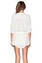 view 3 of 4 Casablanca Playsuit in White