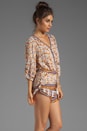 view 4 of 8 Gypsy Love Playsuit in Orange Blossom