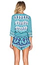 view 3 of 5 Sunset Road Romper in Aqua