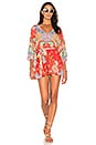 view 1 of 3 COMBISHORT KIMONO LOTUS in Ruby