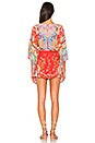 view 3 of 3 COMBISHORT KIMONO LOTUS in Ruby