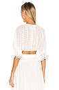 view 3 of 5 Daisy Chain Tie Top in White