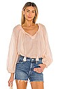 view 1 of 4 Honey Blouse in Peach