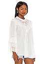 view 2 of 4 Ella Lace Blouse in White