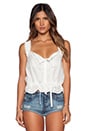 view 1 of 3 Casablanca Crop Top in White
