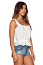 view 2 of 3 Casablanca Crop Top in White