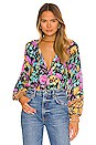 view 1 of 4 Butterfly Blouse in Firefly