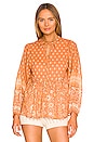 view 2 of 5 Utopia Blouse in Cinnamon