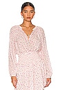 view 1 of 4 Dolly Blouse in Ditsy Pink