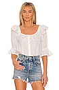 view 1 of 4 Bo Prairie Blouse in White
