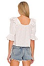view 3 of 4 Bo Prairie Blouse in White
