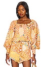 view 1 of 5 Freda Shirred Blouse in Amber