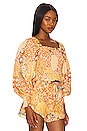 view 3 of 5 Freda Shirred Blouse in Amber
