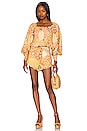 view 5 of 5 Freda Shirred Blouse in Amber