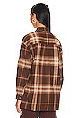 view 4 of 5 Basecamp Flannel in Chocolate
