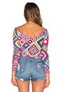 view 3 of 3 Carnaby Crochet Crop in Multi