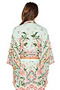 view 3 of 4 TOP FORME KIMONO LOTUS in Peacock