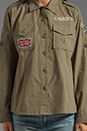 view 4 of 6 SPELL Vagabond Shirt in Army Plain