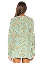 view 3 of 4 BLUSA MAISIE in Vintage Turquoise