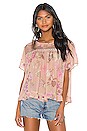 view 1 of 4 Wild Bloom Top in Blush