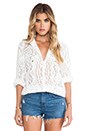 view 1 of 5 White Dove Lace Blouse in White