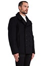 view 3 of 3 Dugan Pea Coat in Navy