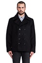 view 1 of 6 Dugan Pea Coat in Black