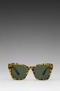 view 1 of 3 Coco in Tortoise Shell w/ Dark Green in Tortoise Shell & Dark Green