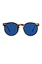 view 1 of 3 Post Punk in Tortoise Shell & Blue Mirror
