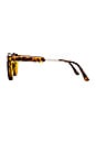 view 3 of 3 Post Punk in Tortoise Shell & Blue Mirror