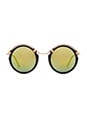 view 1 of 3 GAFAS DE SOL A-TEEN in Black & Gold Mirror