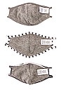 view 3 of 4 Face Mask 3 Pack in Multi