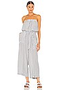 view 1 of 3 Avenue Stripe Jumpsuit in Navy & White
