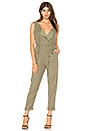 view 1 of 3 Arabesque Jumpsuit in Antique Military Olive