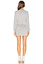 view 3 of 3 Addison Jersey Mini Dress in Heather Grey