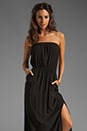 view 1 of 5 Strapless Maxi Dress in Black