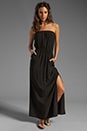 view 2 of 5 Strapless Maxi Dress in Black