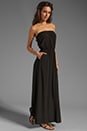 view 3 of 5 Strapless Maxi Dress in Black