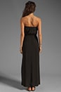 view 4 of 5 Strapless Maxi Dress in Black