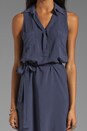 view 5 of 5 Collared Tank Dress in Cadet Blue