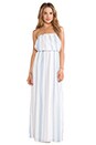 view 1 of 4 Canyondale Stripe Maxi in Chambray/Apricot
