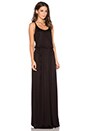 view 2 of 3 Midnight Jersey Racerback Maxi Dress in Black